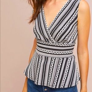 Anthropologie Peplum Top